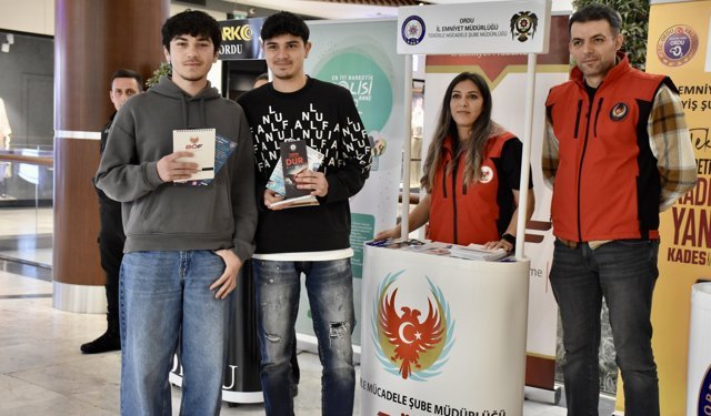 Ordu'da vatandaşlar güvenlik konularında bilgilendirildi