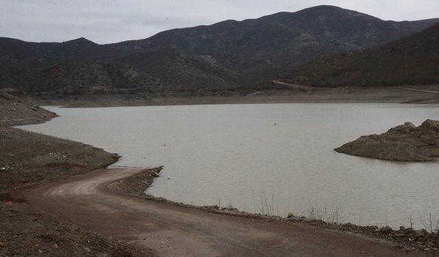 Tokat'taki Almus Baraj Gölü'nün seviyesi yağışlarla arttı