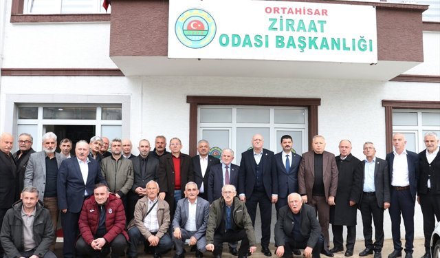 TZOB Genel Başkanı Bayraktar'dan Ortahisar Ziraat Odası'na ziyaret