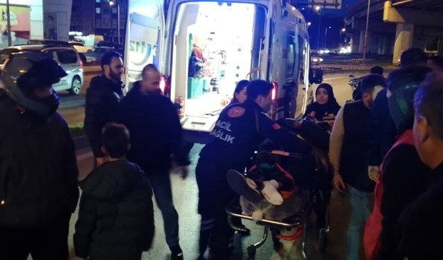 AKILLI KAVŞAKTA KAZA 1 YARALI