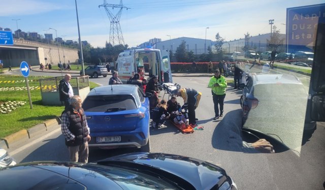 MOTOSİKLET KAZASI, YARALILAR VAR