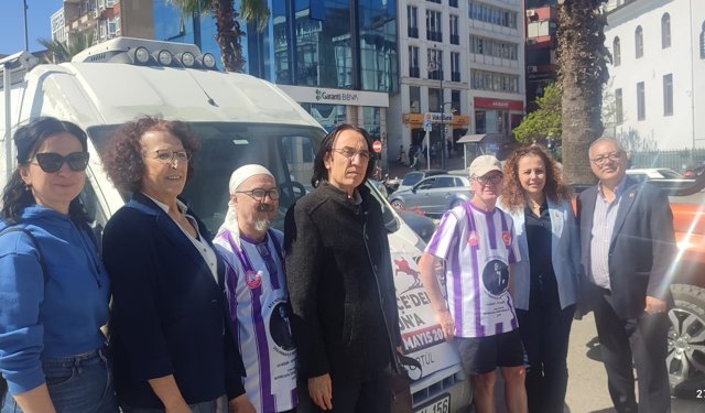 BANDIRMA VAPURU'NUN İZİNİ KARADAN KOŞUYOR...