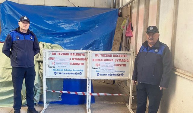 MÜŞTERİYE KABA DAVRANDI TEZGAHI 7 GÜN KAPANDI