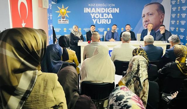 AK PARTİ EREĞLİ’DE TOPLANDI