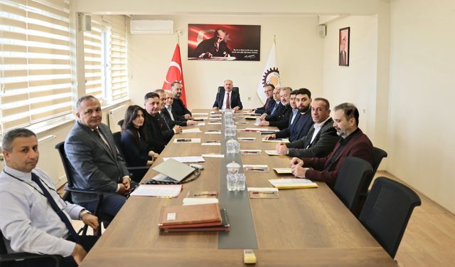 Çorum OSB'de mayıs ayı toplantısı yapıldı