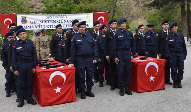 Gümüşhane'de engelli gençler temsili askerlik yaptı