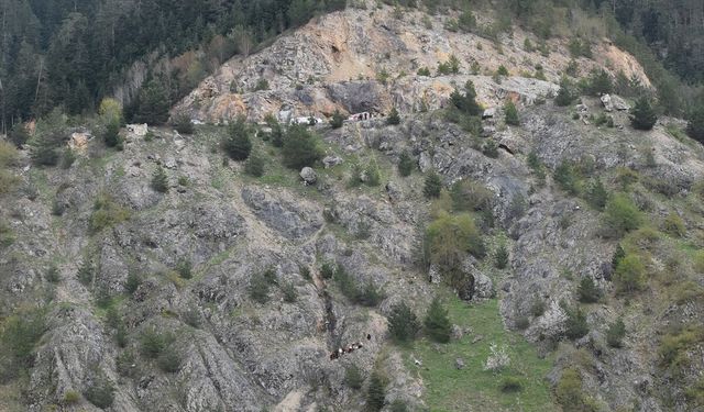 Gümüşhane'de uçuruma yuvarlanan motosiklet sürücüsü öldü, yolcu yaralandı
