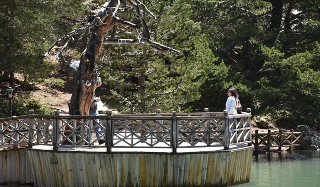 Gümüşhane'deki Limni Gölü'nde turizm sezonu başladı