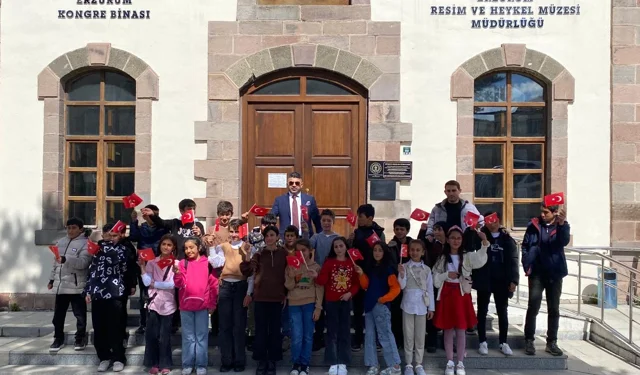 Köy çocuklarına unutulmaz Erzurum gezisi