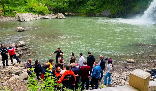 Ordu'da şelalenin göletine giren kişi boğuldu