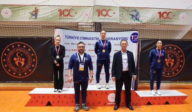 Samsun'da Trambolin Türkiye Şampiyonası sona erdi