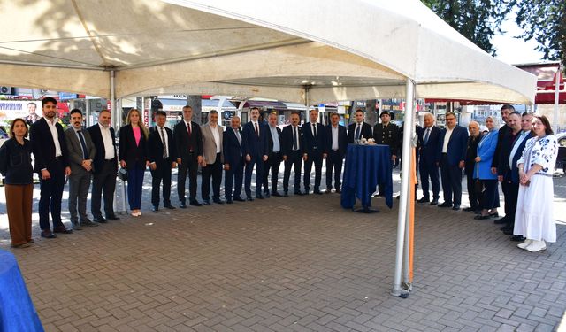 Terme'de bayramlaşma töreni yapıldı