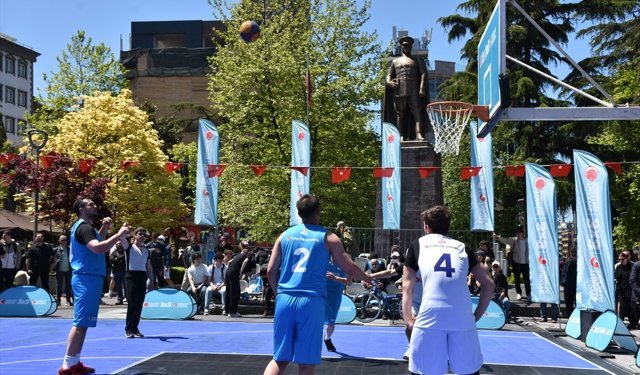 Trabzon'da 3x3 basketbol etabı başladı