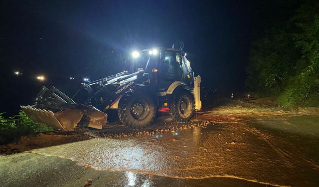 Trabzon'da sağanak etkili oldu