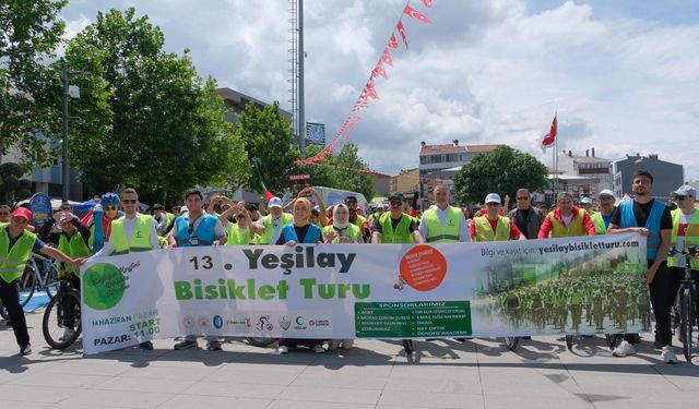 Amasya ve Çorum'da 'Yeşilay Bisiklet Turu' düzenlendi