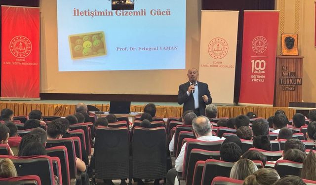 Çorum'da 'İletişimin Gizemli Gücü' konulu seminer düzenlendi