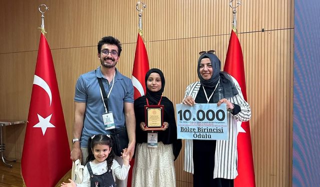 Çorumlu lise öğrencisi Kur'an-ı Kerim'i Güzel Okuma Yarışması'nda bölge birincisi oldu