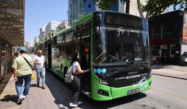 Denizli'de LGS öğrencilerine ücretsiz ulaşım