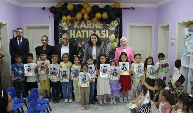 Dodurga'da öğrenciler karne sevinci yaşadı