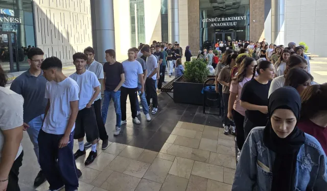 Gaziantep'te YKS tatbikatı yapıldı