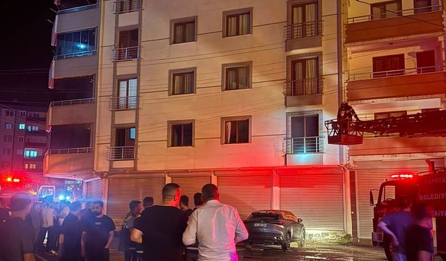 Giresun'da evde çıkan yangında hasar oluştu