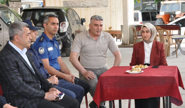Gümüşhacıköy Kaymakamı Güneş, mahalle sakinleriyle buluştu