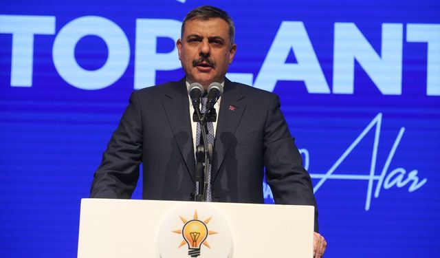 İçişleri Bakanı Çiftçi, AK Parti Çorum İl Başkanlığı Danışma Toplantısı'nda konuştu: