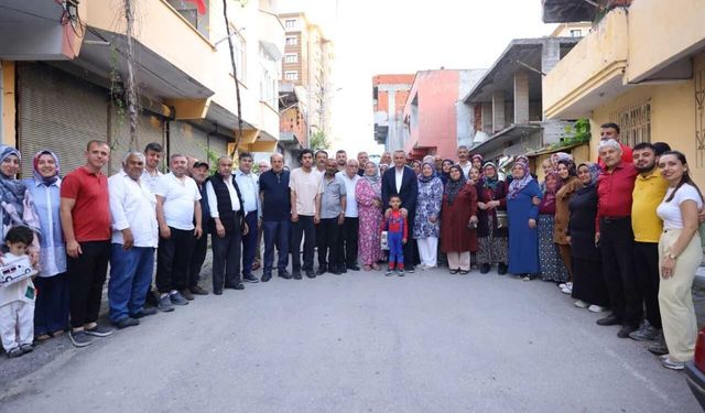 İlkadım Belediye Başkanı Kurnaz, Kıran Mahallesi'nde vatandaşlarla buluştu