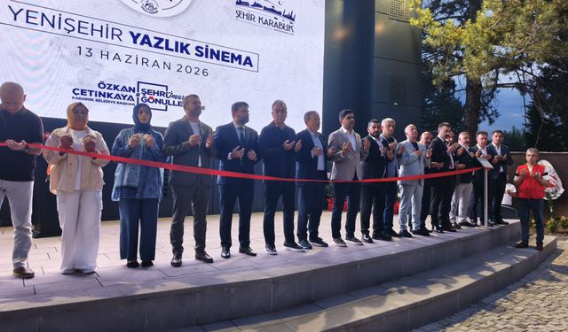 Karabük'te Yenişehir Yazlık Sineması hizmete açıldı