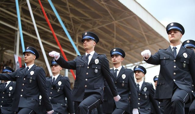 Kastamonu Polis Meslek Yüksekokulu'nda mezuniyet töreni düzenlendi