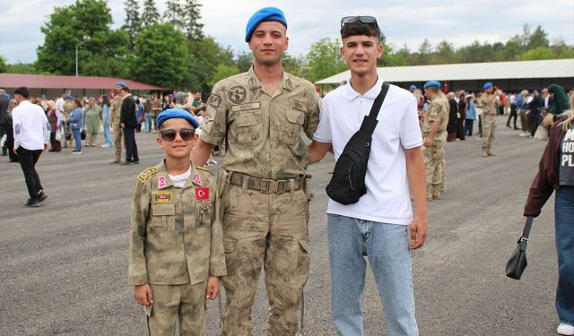 Kastamonu'da eğitimlerini tamamlayan uzman erbaşlar yemin etti