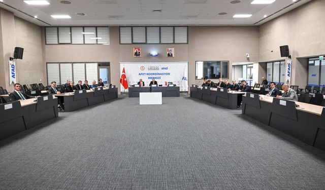 Kastamonu'da İl Güvenlik ve Asayiş Koordinasyon Merkezi Toplantısı yapıldı