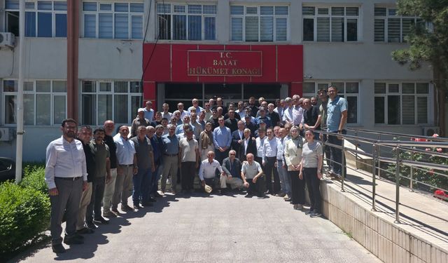 Kaymakam Yüce, Bayat ilçesine veda etti