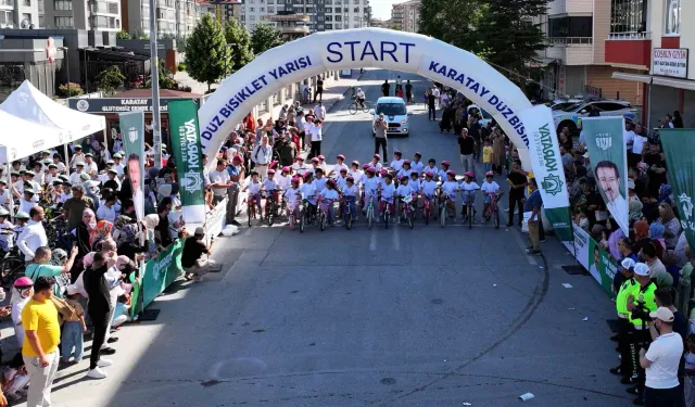 Konya Karatay'da 9. Düz Bisiklet'e ilgi yoğun oldu