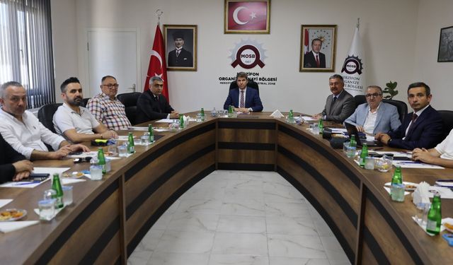 Merzifon OSB Müteşebbis Heyeti Toplantısı yapıldı
