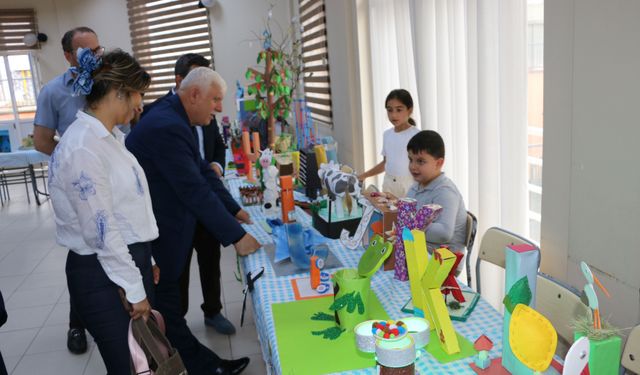 Of'ta 'Yeni Maarif Modeline Göre Ses Çalışmaları' sergisi açıldı