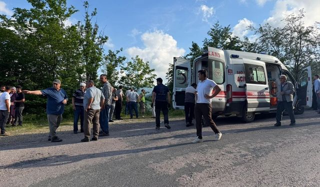 Ordu'da uçuruma yuvarlanan minibüsteki 5'i çocuk 10 kişi yaralandı