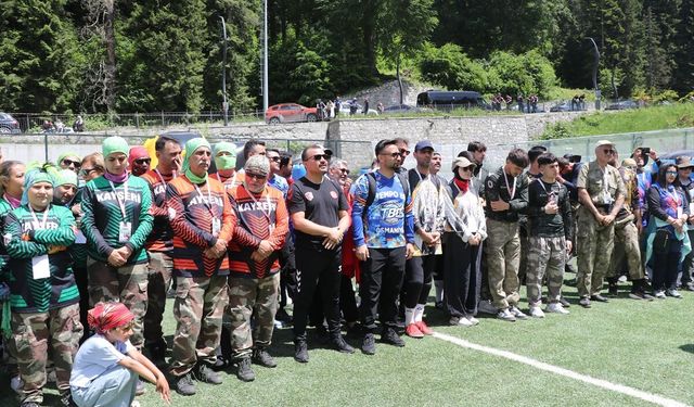 Rize'de Kulüpler Türkiye Paintball Şampiyonası'nın 2. ayak müsabakaları başladı