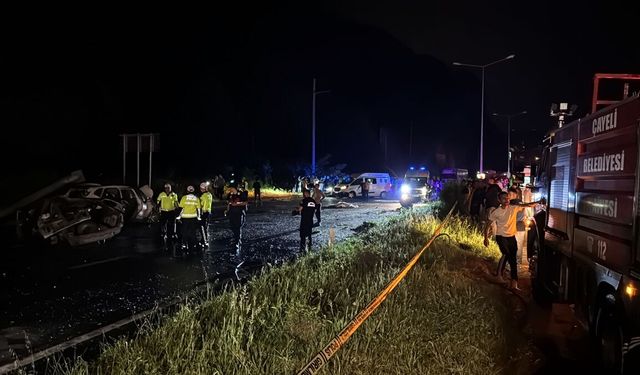Rize'de trafik kazasında 3 kişi öldü, 5 kişi yaralandı