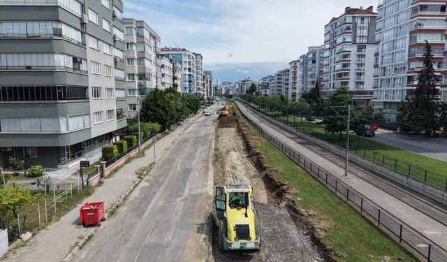 Samsun Büyükşehir Belediyesi ulaşım alanındaki çalışmalarını sürdürüyor