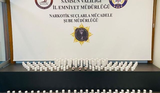 Samsun'da 11 bin 650 uyuşturucu hap ele geçirildi