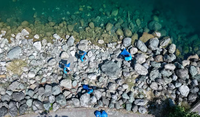 SASKİ'den Sapanca Gölü'de temizlik operasyonu