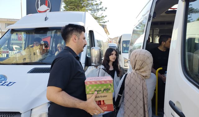 Sungurlu Belediyesinden üniversite adaylarına ücretsiz servis hizmeti