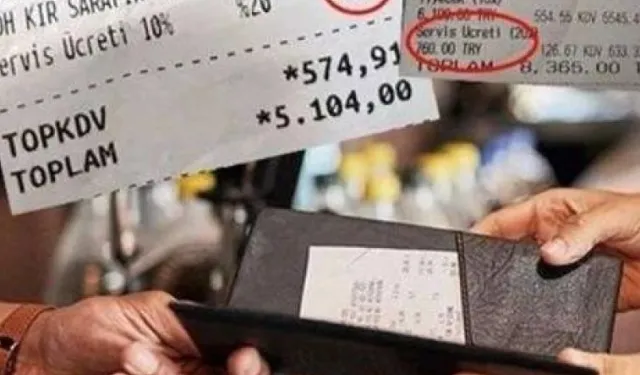 SERVİS, MASA, KUVER ÜCRETİ KALKTI!..