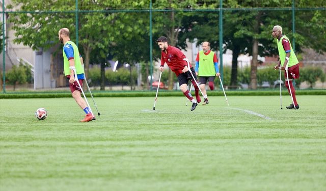 Trabzon Büyükşehir Belediyesi Ampute Futbol Takımı'nda hedef Türkiye Kupası