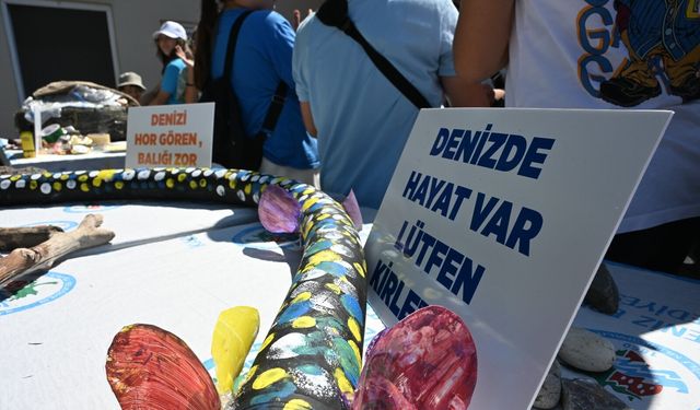 DENİZDEKİ ATIKLAR SANATA DÖNÜŞTÜ