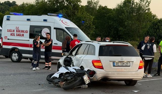 MOTOSİKLET KAZASINDA HAYATINI KAYBETTİ