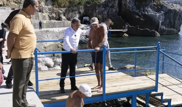 Başkan Tahsin Erdem Liman Arkası çalışmalarını inceledi