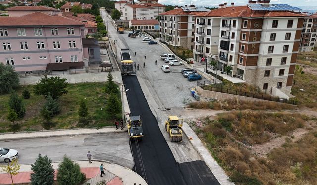 Çorum Belediyesinden Dodurga Belediyesine asfalt desteği