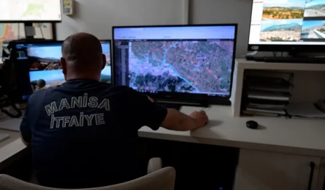 Manisa'da yapay zeka destekli termal kameralar bir yangını daha erken tespit etti